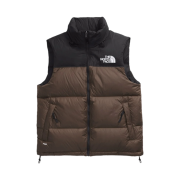 The North Face 1996 Retro Nuptse Vest Smokey Brown TNF Black