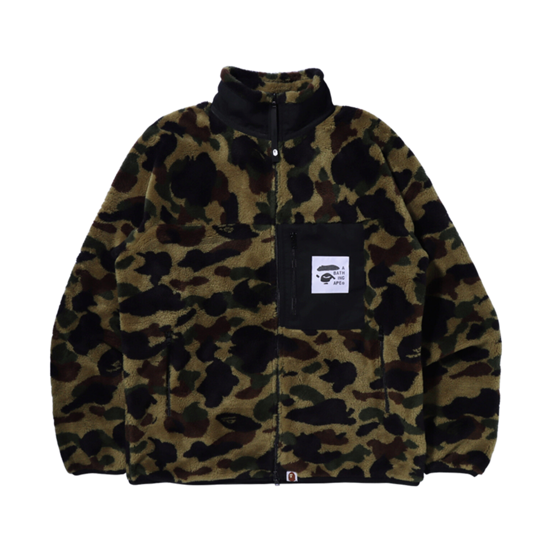 0ZXJKM14003XH BAPE 1st Camo Boa Jacket Army Green