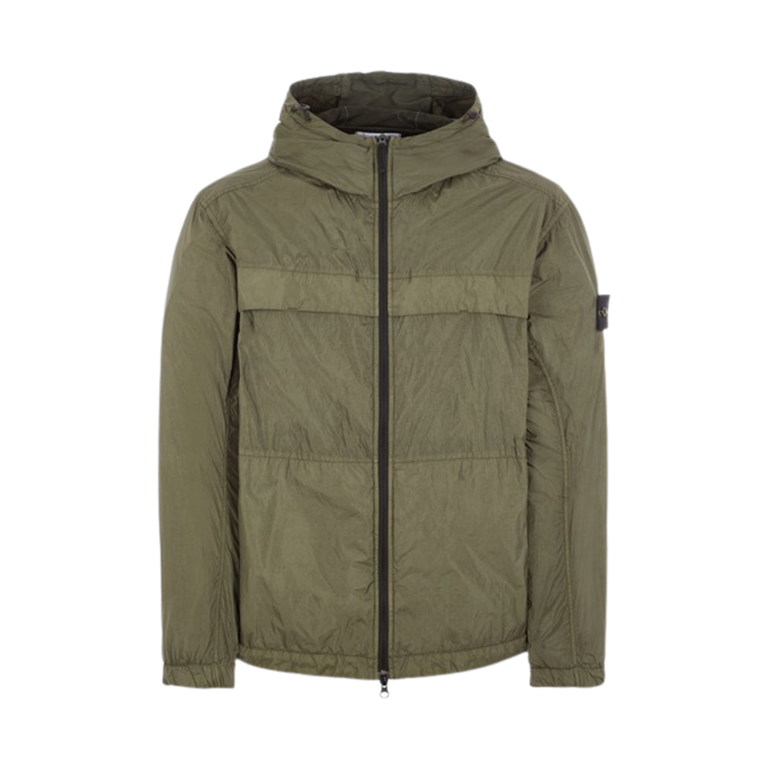 801540922-V0059 Stone Island 40922 Garment Dyed Crinkle Reps R-Ny Hooded Jacket Musk Green - 24SS