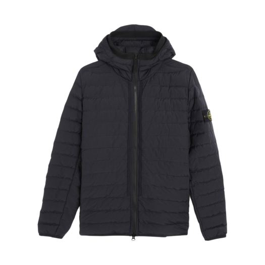 Stone Island 42725 O-Cotton/R-Nylon Tela Hooded Blouson Ink Blue - 21FW