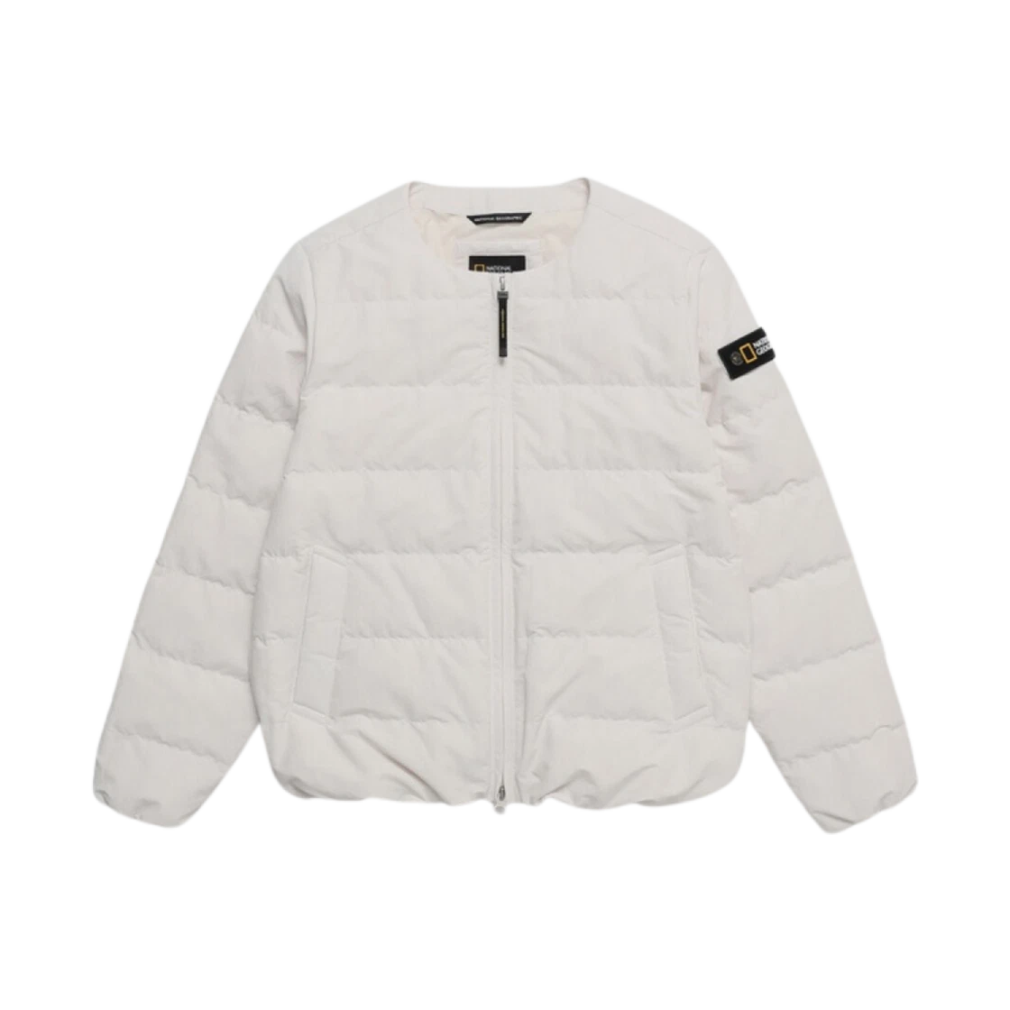 National Geographic (W) National Geographic Heron U Neck Lightweight Goose Down Jumper Crystal Beige · 95