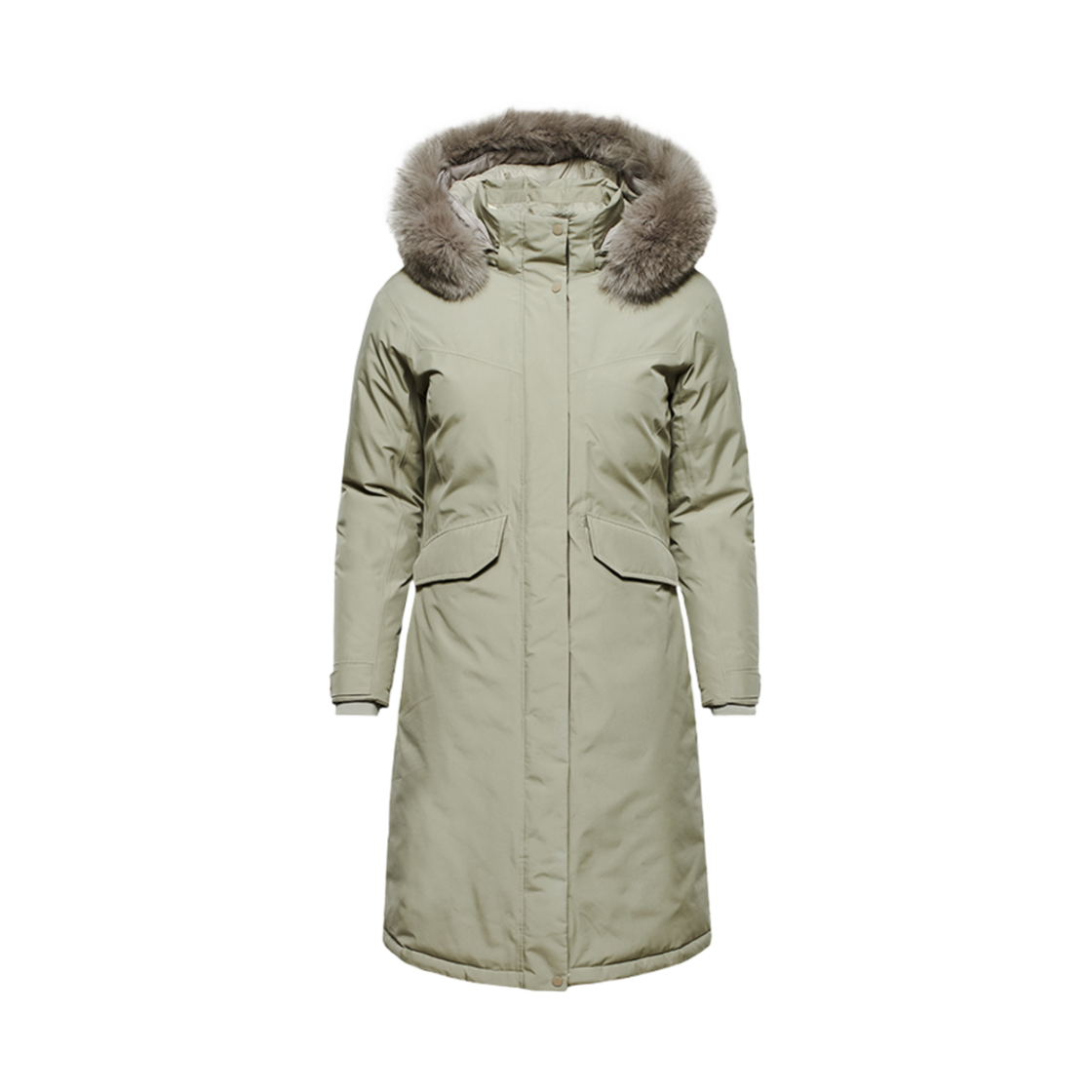 1BYPAW45092G (W) Black Yak Alaya GTX Down Jacket Light Grayish Beige