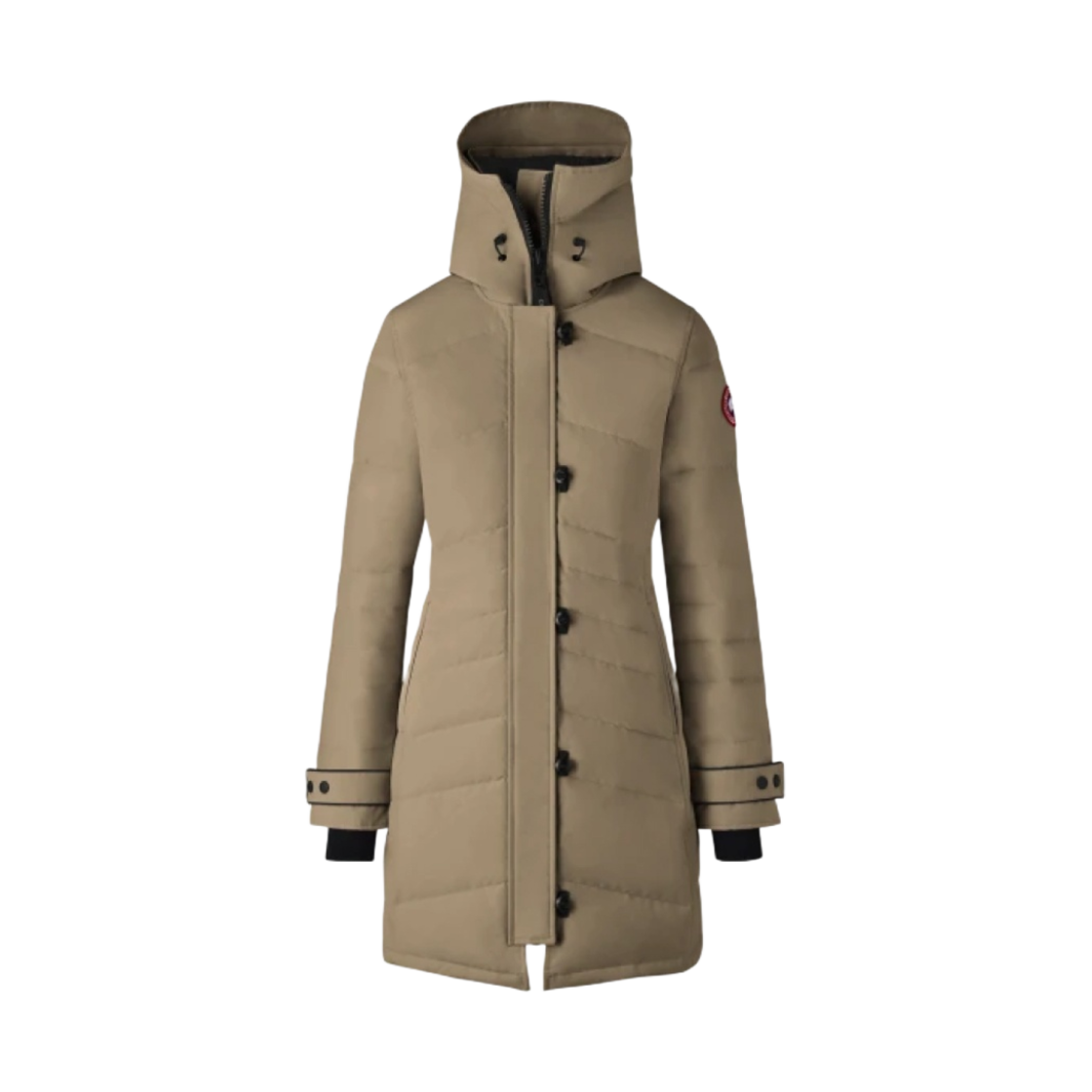 (W) 캐나다 구스 로레트 파카 헤리티지 탄((W) Canada Goose Lorette Parka Heritage Tan) - 1