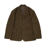 STU Goat Suede Blazer Brown