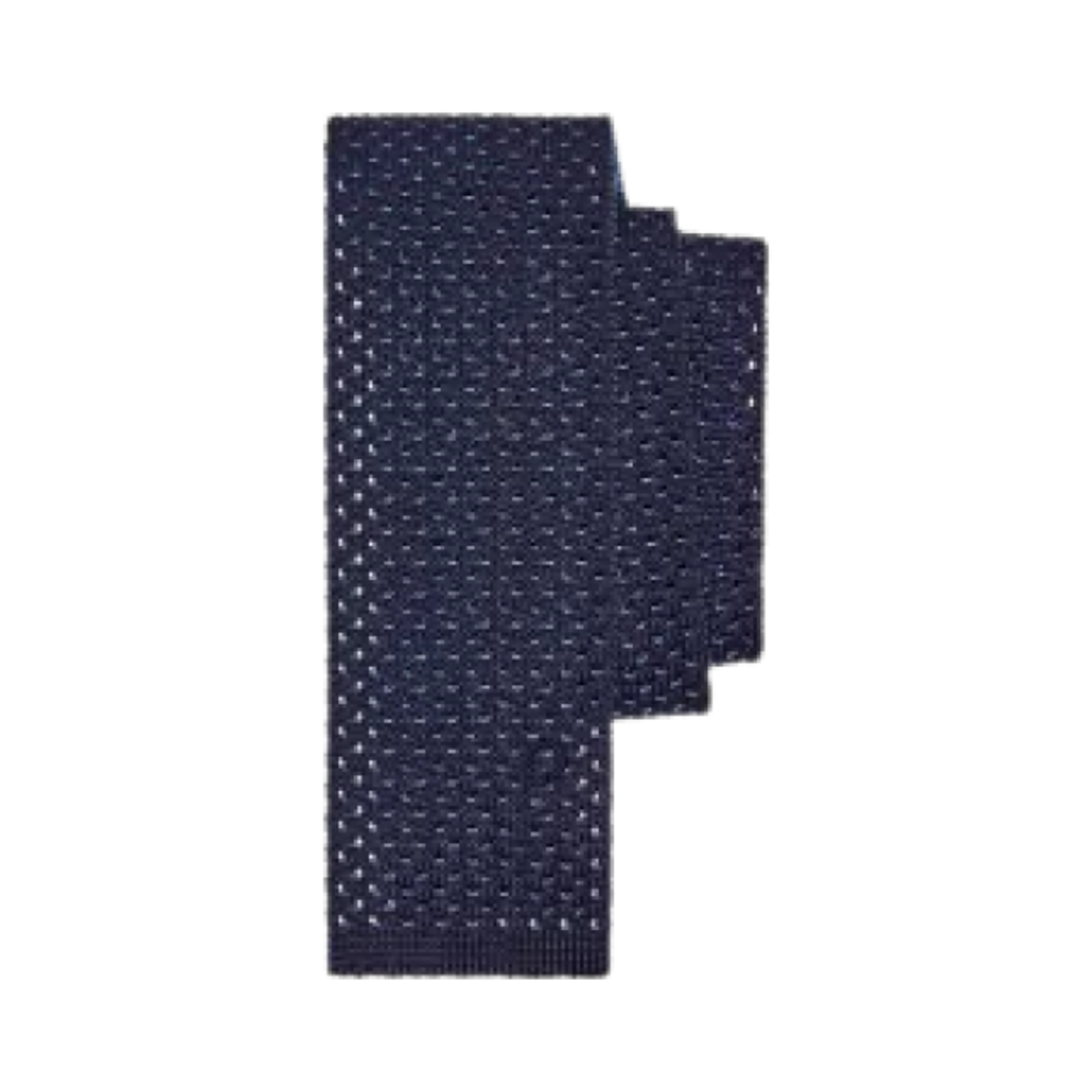 350458-744476 Ferragamo Knit Silk Tie Navy
