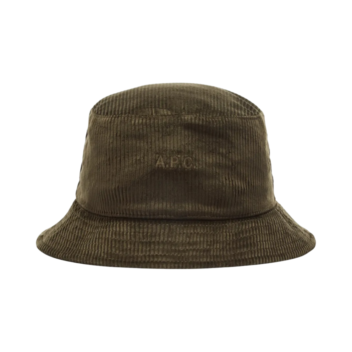 COEKF-M24075-JAC A.P.C Corduroy Bucket Hat Military Khaki