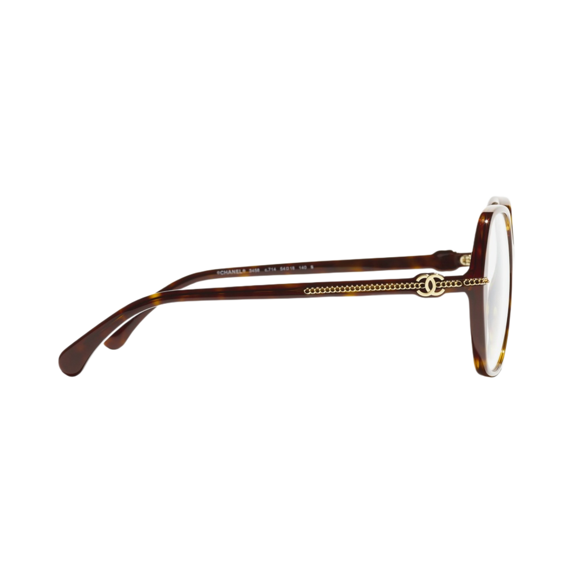 샤넬 스퀘어 프레임 아세테이트 & 다크 톨토이즈(Chanel Square Eyeglasses Acetate & Dark Tortoise) - 3