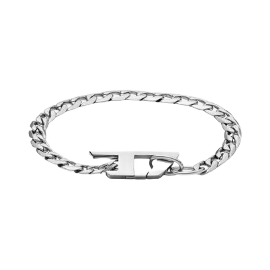 Diesel Diesel Dx1496 Stainless Steel Chain Bracelet Silver · ONE SIZE
