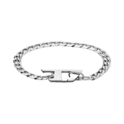 Diesel Dx1496 Stainless Steel Chain Bracelet Silver
