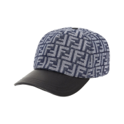 Fendi Denim Baseball Cap Blue
