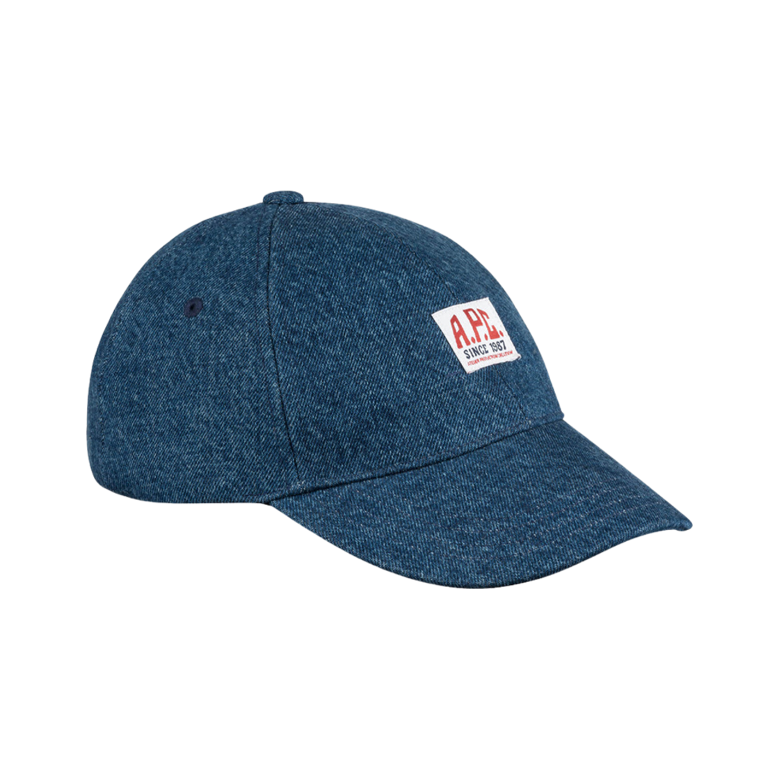 COHTD-M24151-IAL A.P.C. Charlie Carpenter Baseball Cap Stonewashed Indigo