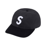 Supreme 2-Tone S Logo 6-Panel Black - 24SS