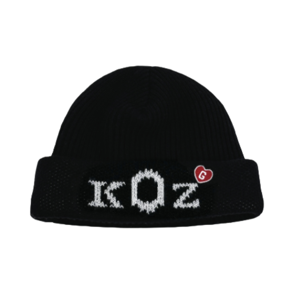 그레일즈 x 지코 KOZ G-로고 빅 비니 블랙(Grailz x ZICO KOZ G-Logo Big Beanie Black)