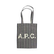 A.P.C. Lou Tote Bag Navy Blue