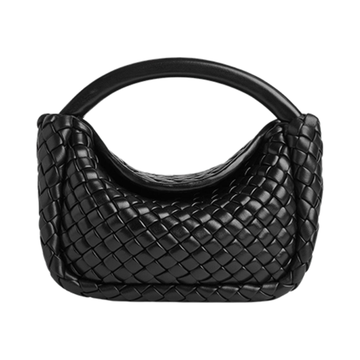 Bottega Veneta Small Cobble Top Handle Bag Black