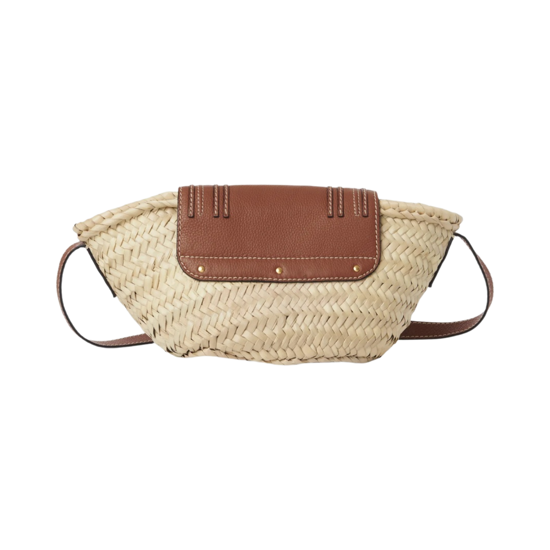 끌로에 스몰 마르씨 베스킷 탄(Chloe Small Marcie Basket Tan) - 2