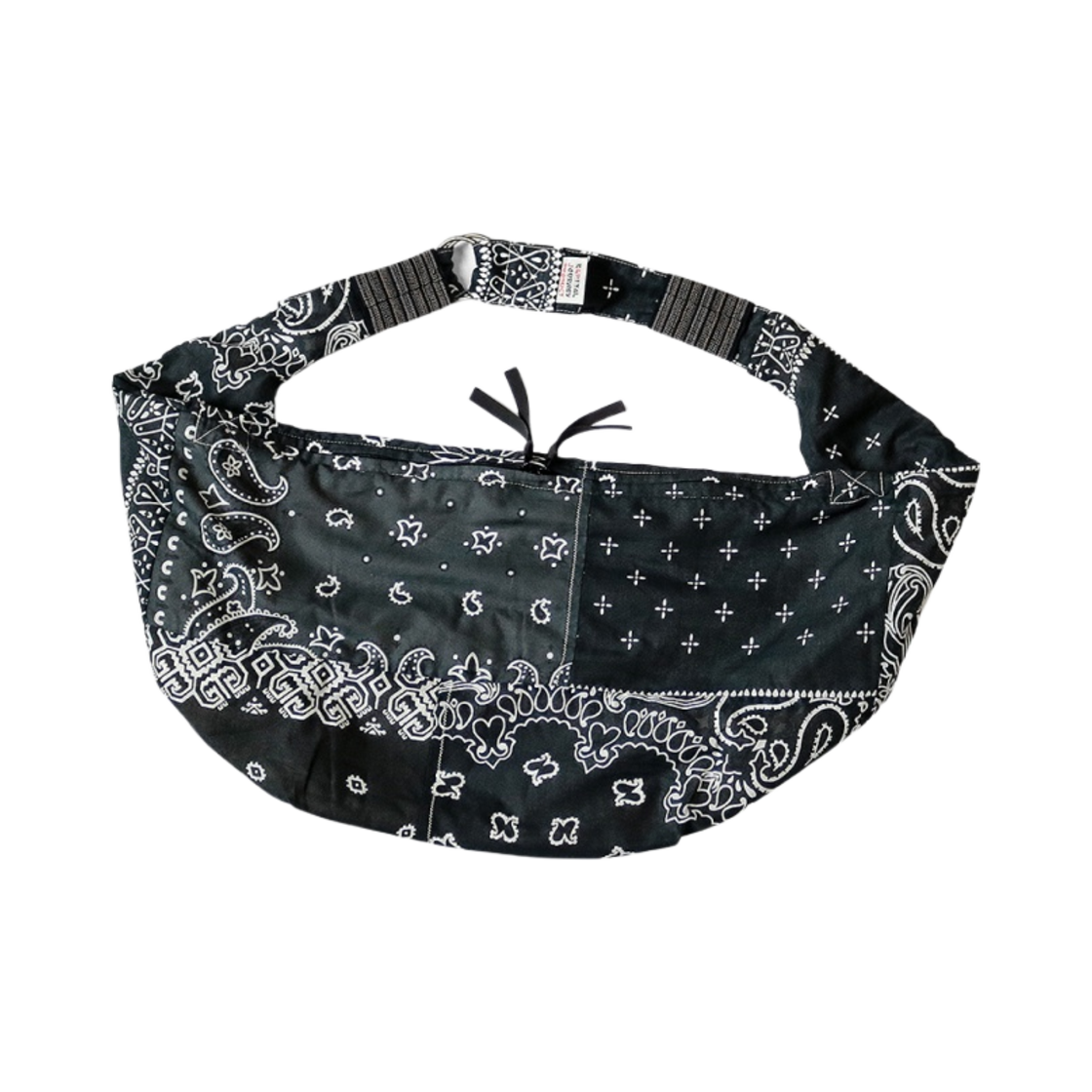 K1904XB527/EK-911/EK911XB Kapital Gauze Bandana Beach Snuffkin Bag Black