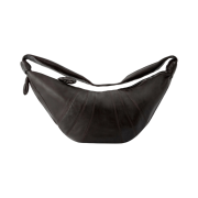 Lemaire Large Croissant Bag Soft Nappa Leather Dark Chocolate