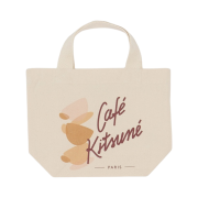 Maison Kitsune Cup Cafe Kitsune Mini Tote Latte