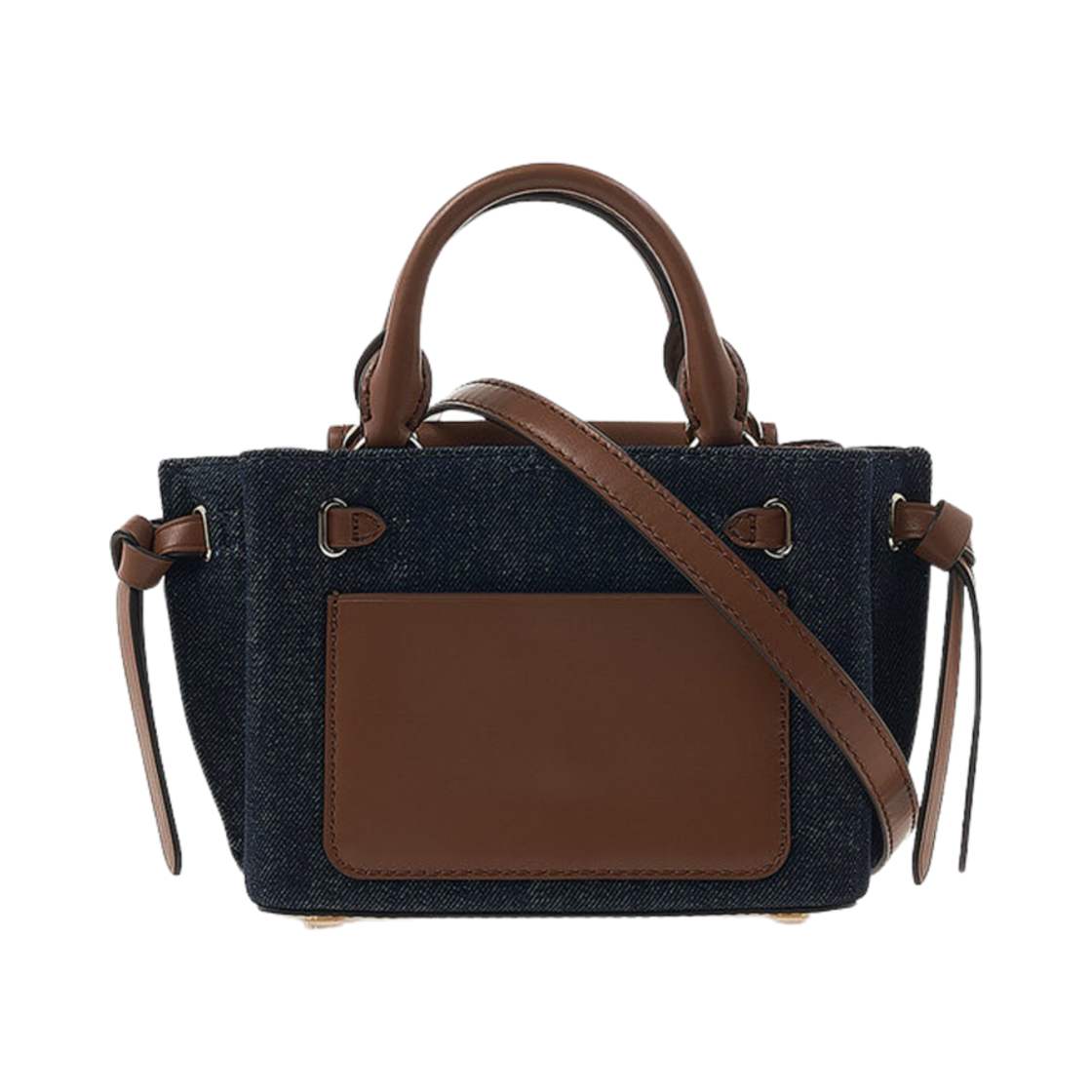마이클 코어스 해밀턴 레거시 데님 토트 백 블루(Michael Kors Hamilton Legacy Denim Tote Bag Blue) - 3