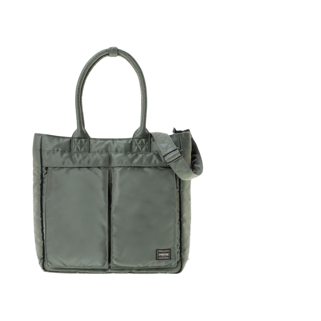 포터 올 뉴 탱커 캐링 토트백 세이지 그린(Porter All New Tanker Carrying Tote Bag Sage Green) - 1