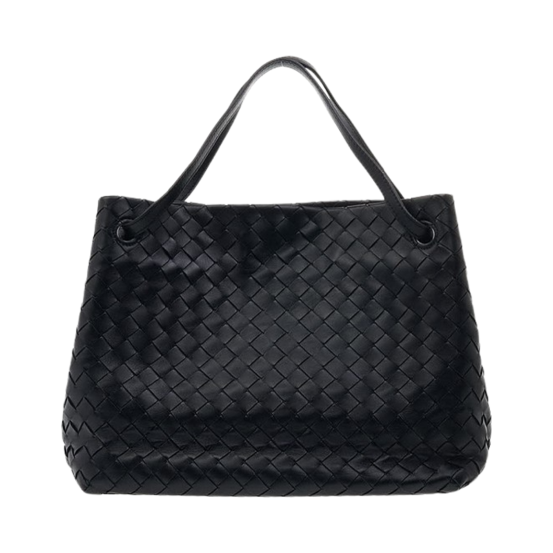 600510VCPP18803 Bottega Veneta Intrecciato Tote Bag Black