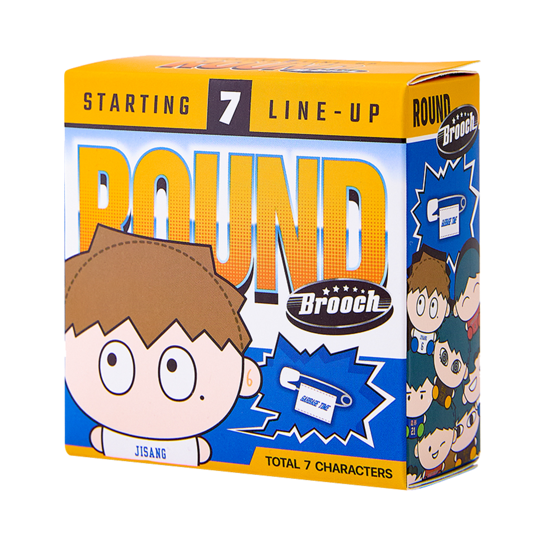 가비지타임 랜덤 동글동글 작뿡 브로치 단품(GARBAGETIME Random Round Brooch Single)