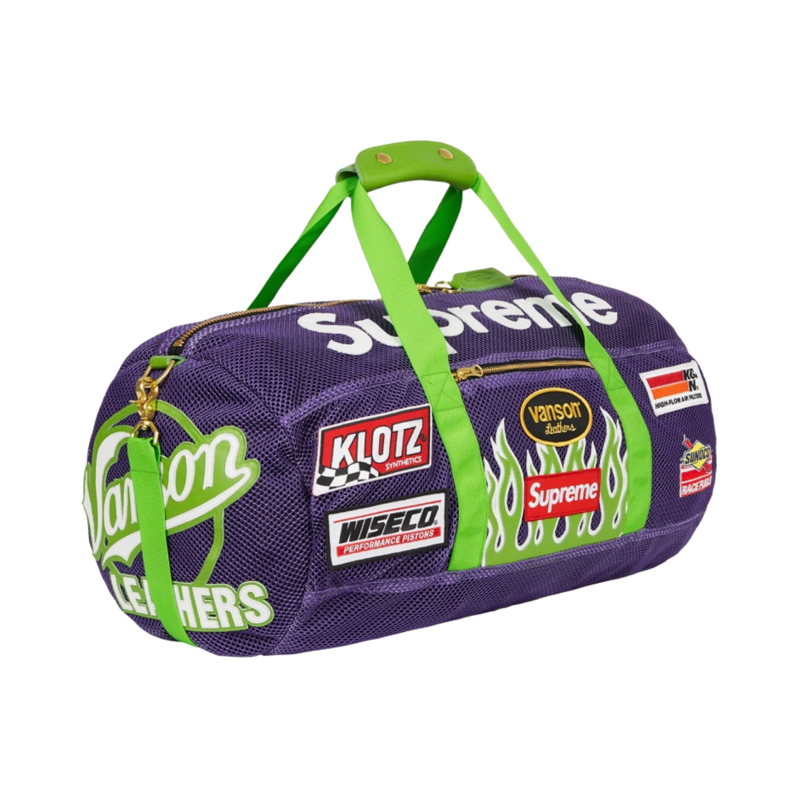 슈프림 x 밴슨 레더스 코듀라 메쉬 더플백 퍼플 - 22SS(Supreme x Vanson Leathers Cordura Mesh Duffle Bag Purple - 22SS) - 2