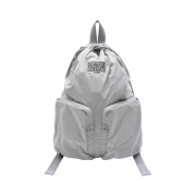 Marithe Francois Girbaud Classic Logo String Backpack Light Gray