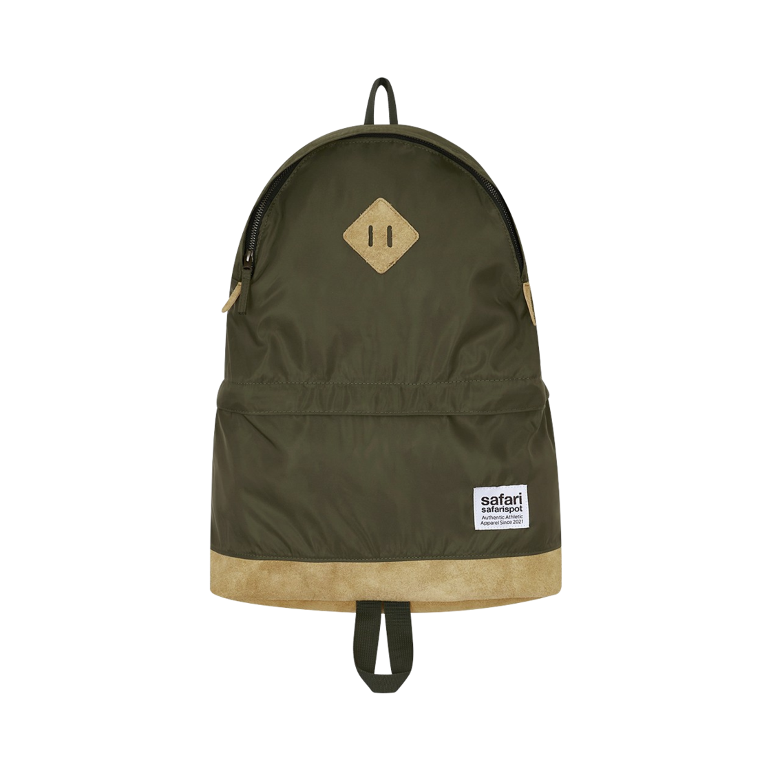 saf00585 Safarispot Authentic Scout Backpack - Olive