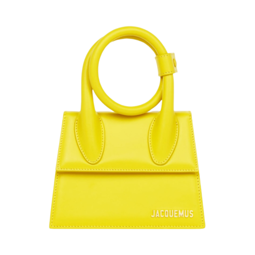 Jacquemus Le Chiquito Noeud Coiled Handbag Yellow