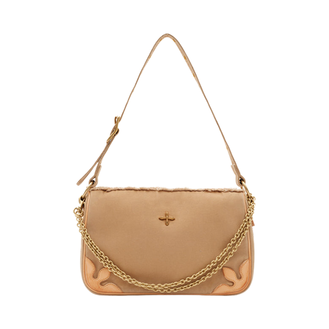 에스엠에프케이 컴퍼스 라지 키티 숄더백 위트(SMFK Compass Large Kitty Shoulder Bag Wheat)