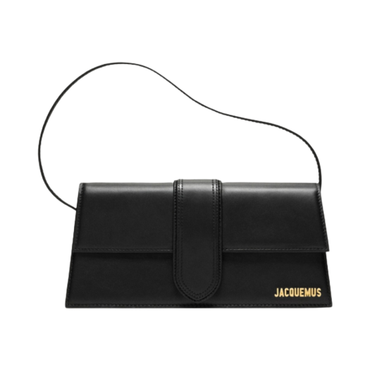 221BA013-3060-990 Jacquemus Le Bambino Long Flap Bag Black