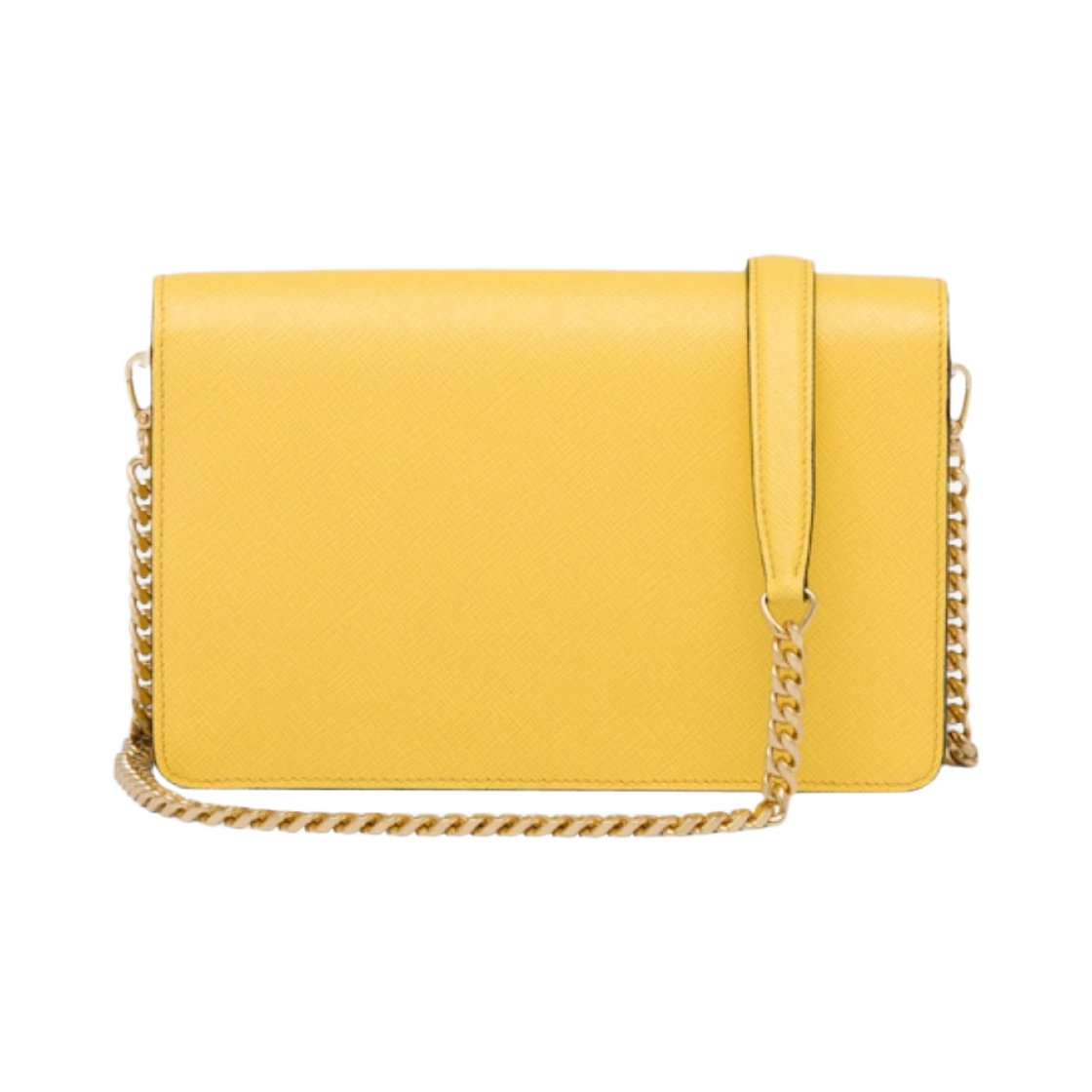 프라다 사피아노 레더 숄더백 써니 옐로우(Prada Saffiano Leather Shoulder Bag Sunny Yellow) - 2