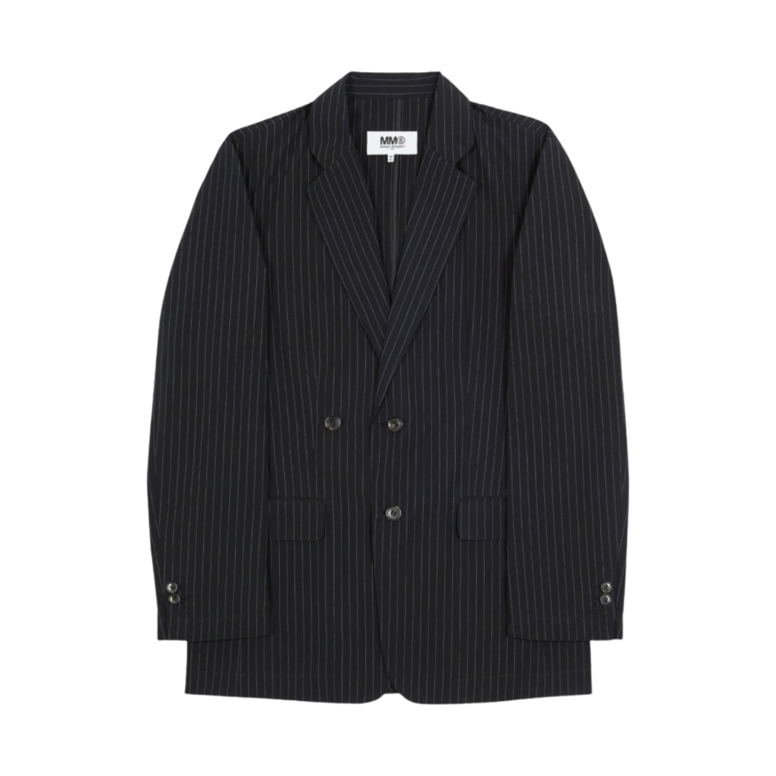 S52BN0110S76431002F (W) MM6 Maison Margiela Single Breasted Suit Jacket Black