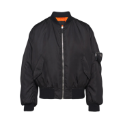 Prada Re-Nylon Bomber Jacket Black