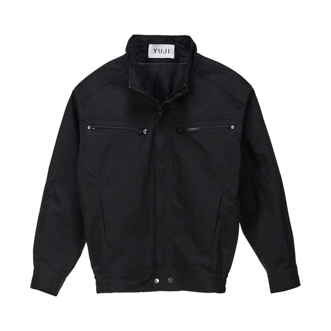 YJ-C02-JP007-U YUJI Maha Bomber Jacket Unisex Black