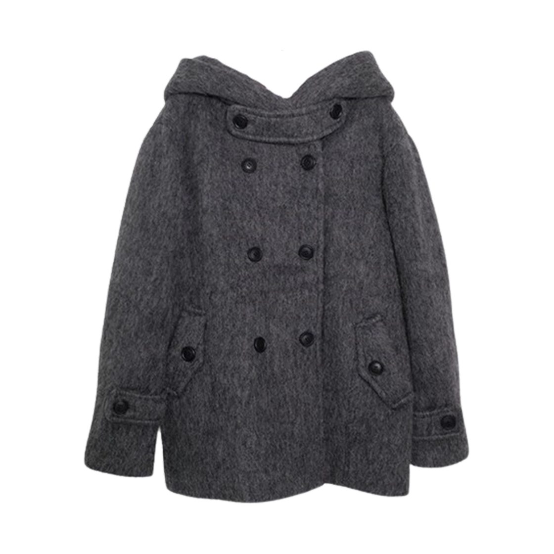 (W) 인앤양인하모니 미야 코트 차콜((W) Yinandyang in Harmony Miya Coat Charcoal) - 1