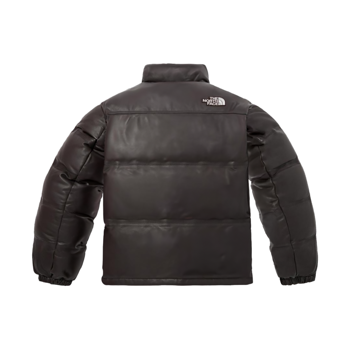 노스페이스 화이트 라벨 레더 눕시 다운 자켓 다크 브라운(The North Face White Label Leather Nuptse Down Jacket Dark Brown) - 2