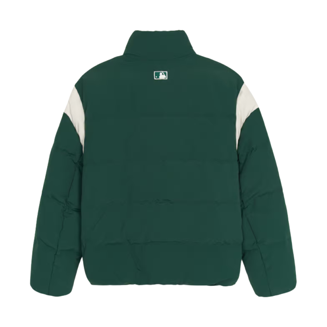 MLB 바시티 컬러블록 쿠퍼스 헤비웨이트 숏 푸퍼 자켓 뉴욕 양키스 딥 그린(MLB Varsity Colorblock Coopers Heavyweight Short Puffer Jacket New York Yankees D.Green) - 2