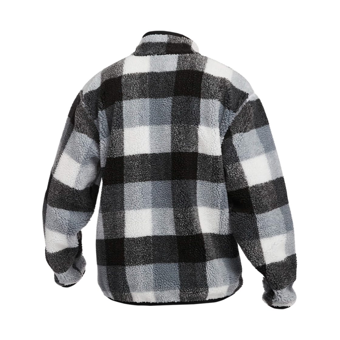 나이키 클럽 윈터라이즈드 하프 집 자켓 블랙 화이트 - 아시아(Nike Club Winterized Half Zip Jacket Black White - Asia) - 2