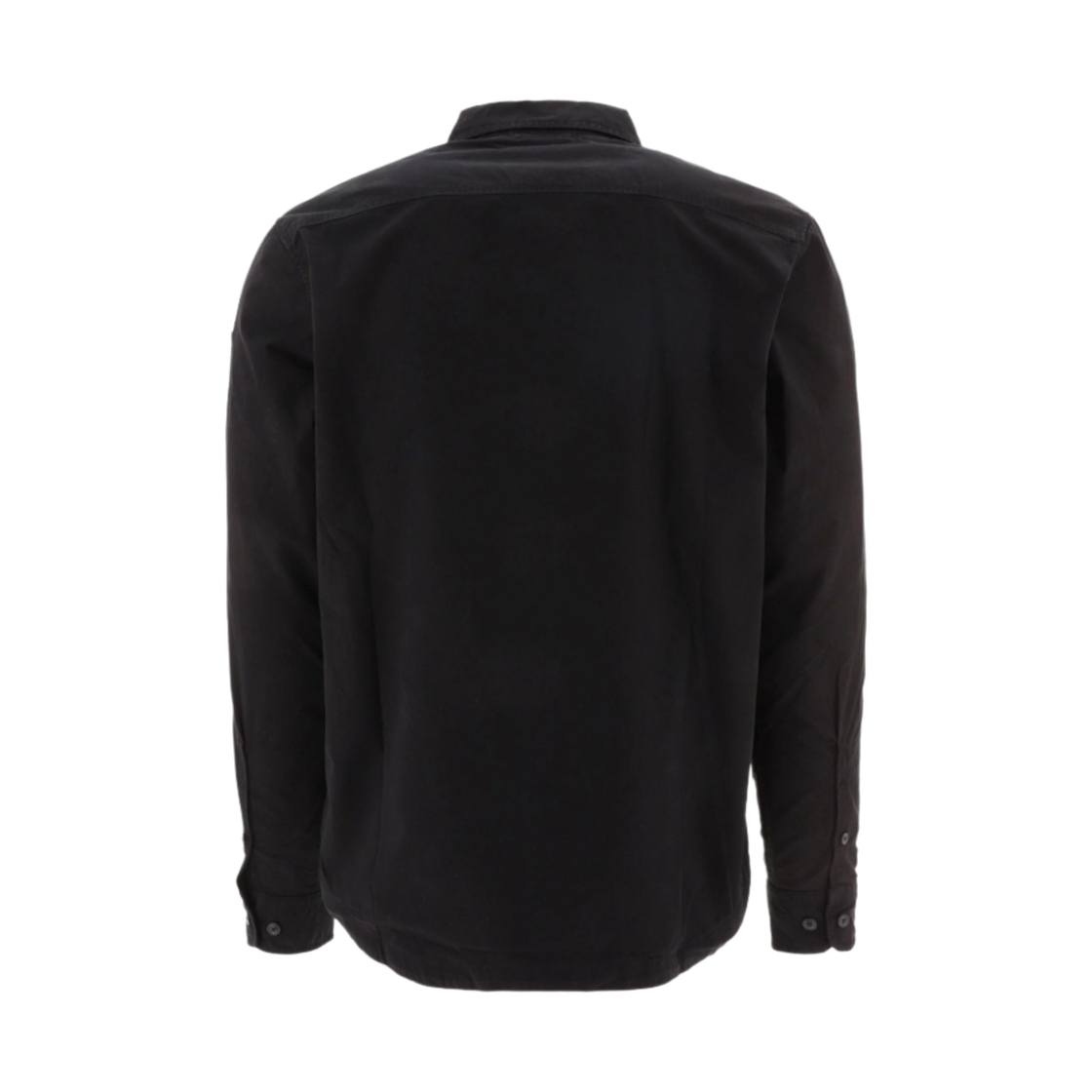 C.P. 컴퍼니 개버딘 가먼트 다이드 지퍼 오버셔츠 블랙 - 22FW(C.P. Company Gabardine Garment Dyed Zipped Overshirt Black - 22FW) - 2