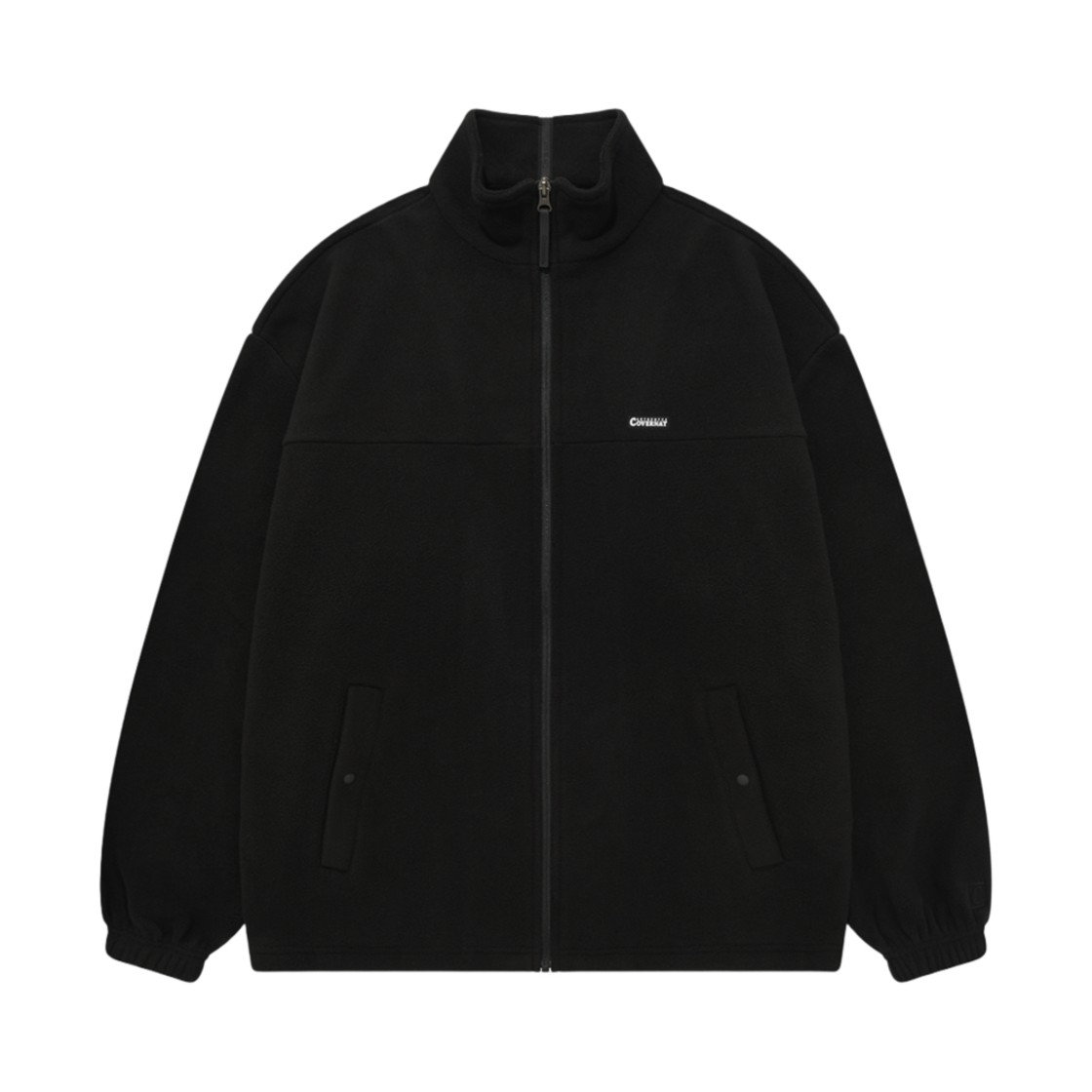 커버낫 플리스 집업 자켓 블랙(Covernat Fleece Zip Up Jacket Black)