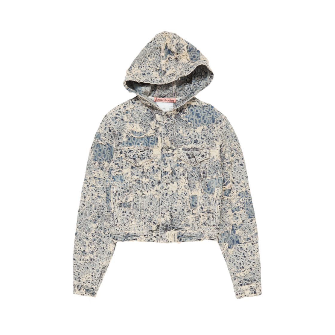 아크네 스튜디오 데님 자켓 후드 미드 블루(Acne Studios Denim Jacket with Hood Mid Blue)