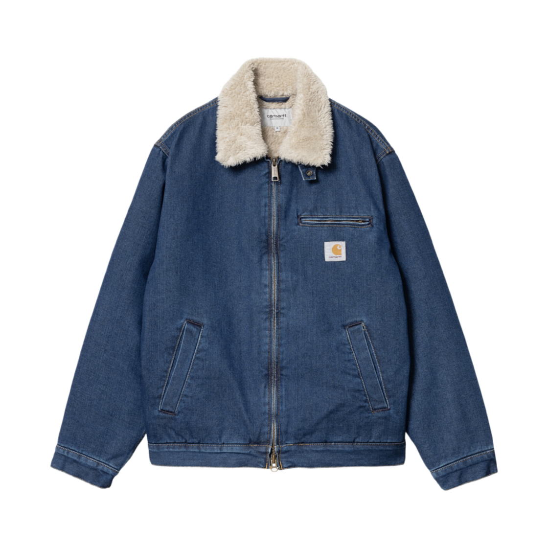 I033765-2JR-06 Carhartt WIP Herald Jacket Blue Wall Stone Washed