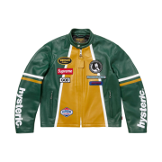 Supreme x Hysteric Glamour Vanson Leathers Jacket Green - 24FW