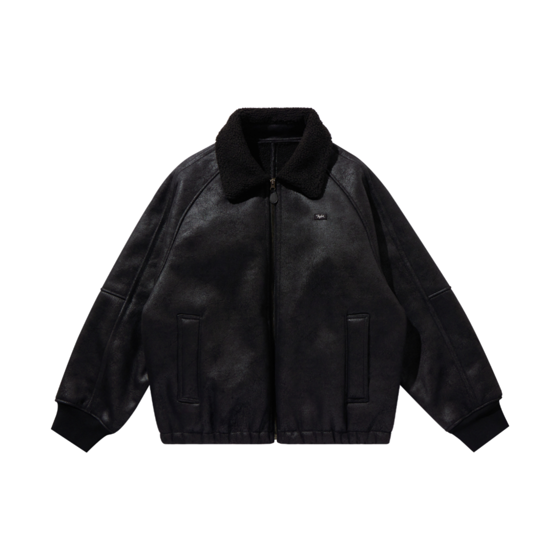 TH2404JK02BK TONY HAWK Shearling Mustang Jacket Black