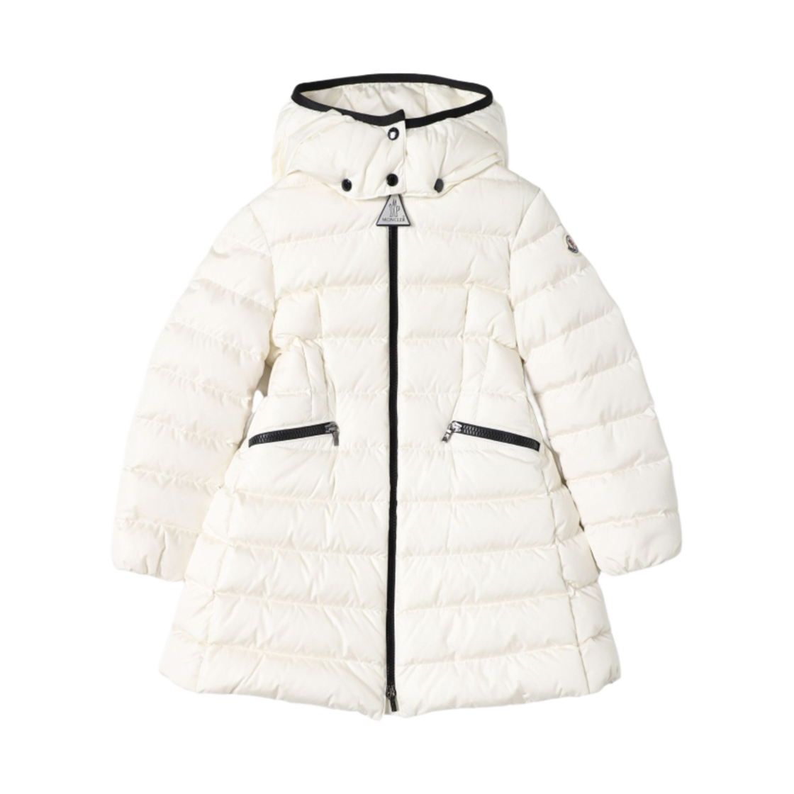 (키즈) 몽클레르 샤르팔 롱 다운 자켓 실크 화이트 - 22FW((Kids) Moncler Charpal Long Down Jacket Silk White - 22FW) - 1