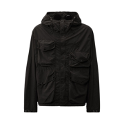 C.P. Company Flatt Nylon Goggle Jacket Total Eclipse Blue - 25SS