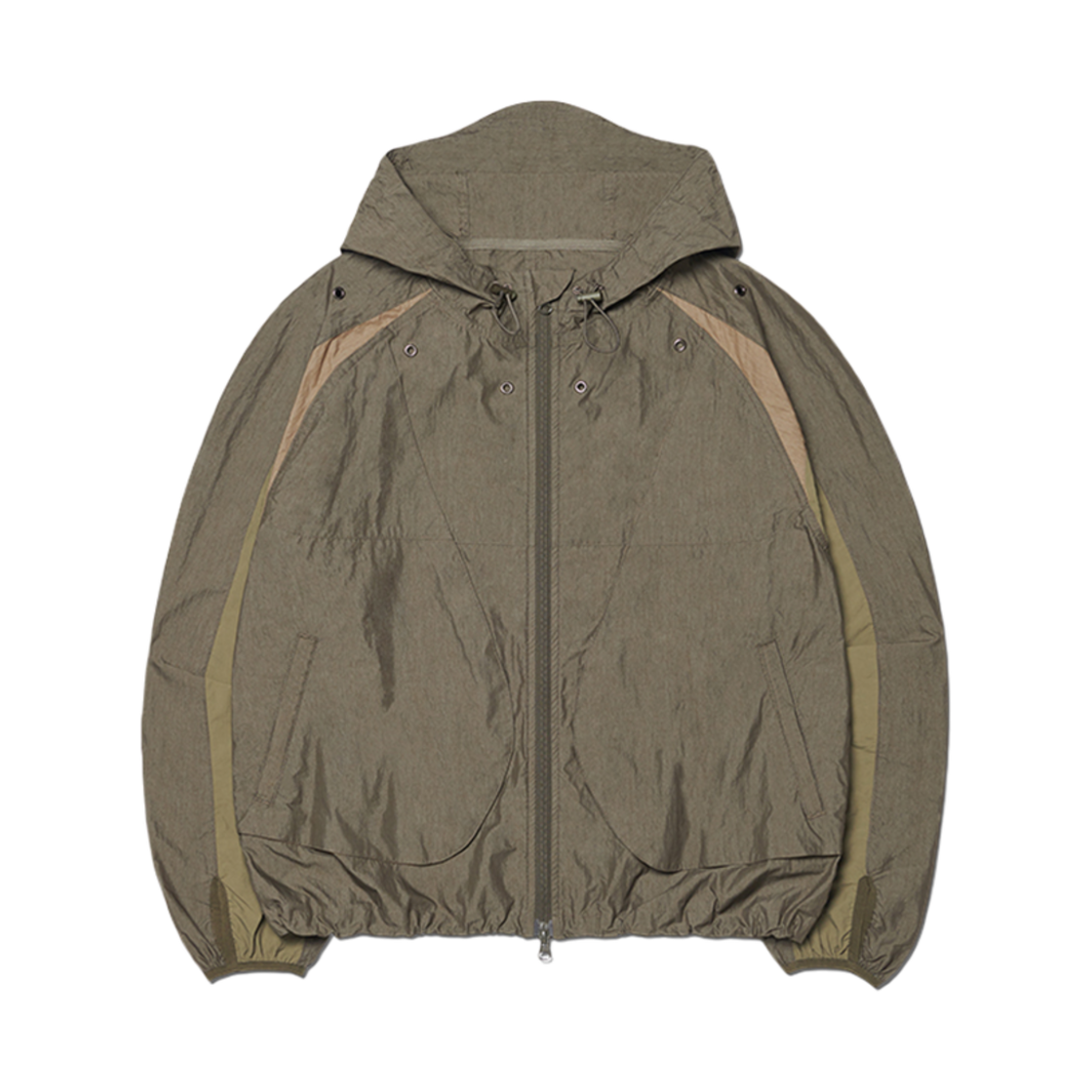 노매뉴얼 라이트 쉴드 자켓 워시드 카키(NOMANUAL Light Shield Jacket Washed Khaki)